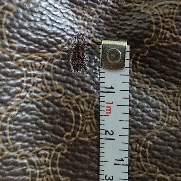 Celine Vintage Macadam Canvas PVC Leather Vertical Shopping Tote Bag - Picture 10 of 14